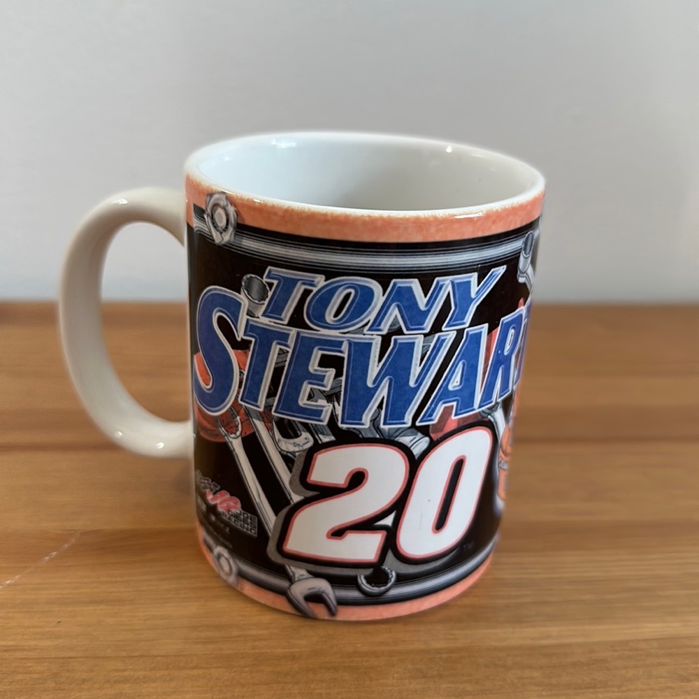 NASCAR Tony Stewart #20 Vintage Coffee Mug 1999 EUC